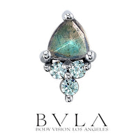 BVLA - 14k Gold - Tau - Threaded  end