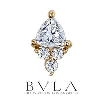 BVLA - 14k Gold - Tau - Threaded  end