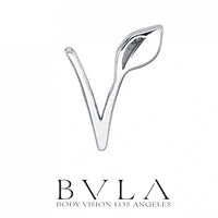 BVLA - 14k Gold - Vegan V - Threaded  end
