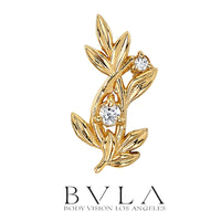 BVLA - 14k Gold - Jessamine Threaded  end