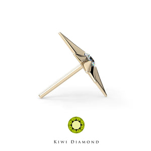 Kiwi Diamond - North star - Threadless end