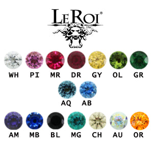 LeRoi - Trinity colors - 14k Threadless End