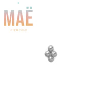 MAË - 14k Gold - 4 Bead Mini - Threadless end