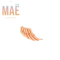 MAË - 14k Gold - Angel WIng - Threadless end