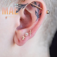 MAË - 14k Gold - Dagger - Threadless end