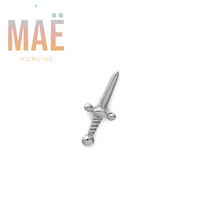 MAË - 14k Gold - Dagger - Threadless end