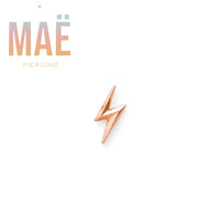 MAË - 14k Gold - Lightning - Threadless end