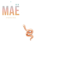 MAË - 14k Gold - Snake - Threadless end