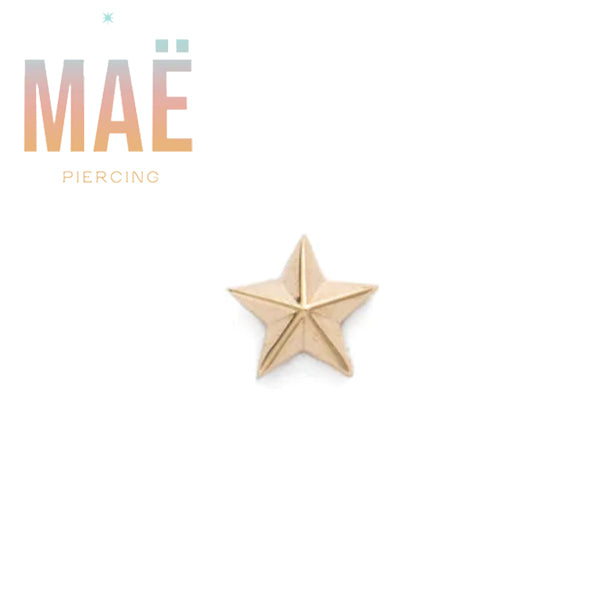 MAË - 14k Gold - Star - Threadless end