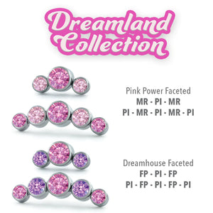 Neometal - Dreamland Curved Clusters - threadless ends