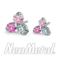 Neometal - Dreamland 3 gem trinity - threadless ends