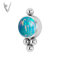 Valkyrie - Titanium threaded cluster set w/opals