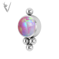 Valkyrie - Titanium threaded cluster set w/opals