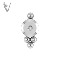 Valkyrie - Titanium threaded cluster set w/opals