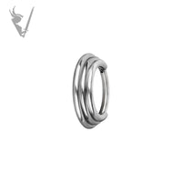 Valkyrie - CIicker Stacked rings - Stainless steel