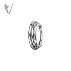 Valkyrie - CIicker Stacked rings - Stainless steel