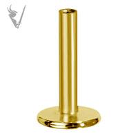 Valkyrie - 18k Solid Gold threadless labret posts/stems