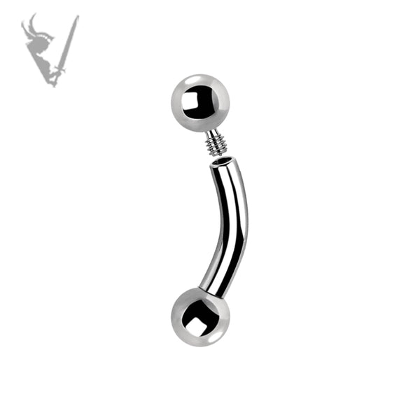 Valkyrie - Titanium curved  barbells ( internal threads)