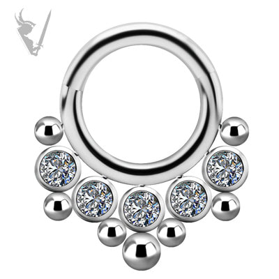 Valkyrie - 16g Titanium Jeweled cluster clicker