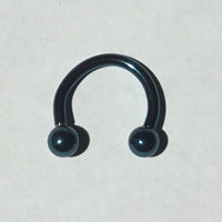 Valkyrie - Stainless steel coloured 14g circular barbells