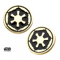Invictus - 14kt Yellow Gold Threadless Star Wars Imperial Symbol Top