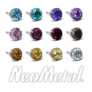 Neometal - Limited -Prong set semi precious stones- Threadless ends