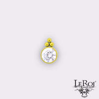 LeRoi SS316L Labrets w/haute couture tops
