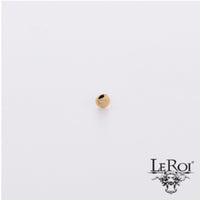 LeRoi - Dome  - 14k Threadless End