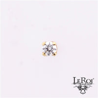 LeRoi - Round stone prong setting - 14k Threadless End