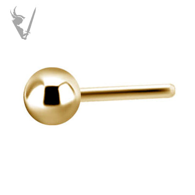 Valkyrie - Threadless titanium gold PVD ball attachment