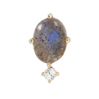 Buddha Jewelry Organics - Descendant Labradorite + Topaz - Threadless End