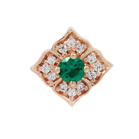 Buddha Jewelry Organics -Green spinel - Threadless End