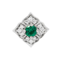 Buddha Jewelry Organics -Green spinel - Threadless End