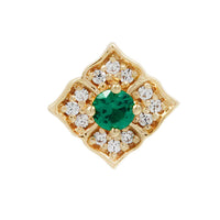 Buddha Jewelry Organics -Green spinel - Threadless End