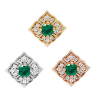 Buddha Jewelry Organics -Green spinel - Threadless End