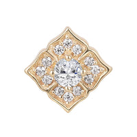 Buddha Jewelry Organics -Grace CZ - Threadless End