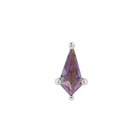 Buddha Jewelry Organics - Mini Soho - Kite cut Amethyst - Threadless End