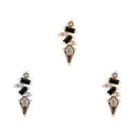 Buddha Jewelry Organics - Smoky Quartz + Black Spinel - Threadless End