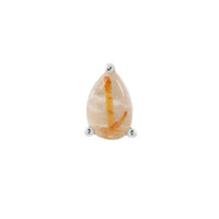 Buddha Jewelry Organics - Rutilated Quartz Pear - Threadless End