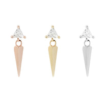 Buddha Jewelry Organics - Saint - CZ Threadless End