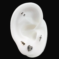 Buddha Jewelry Organics - Staxx - Black Spinel - Threadless End