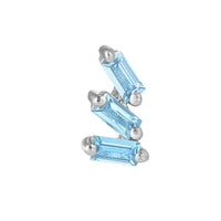 Buddha Jewelry Organics - Staxx - London Blue Topaz - Threadless End