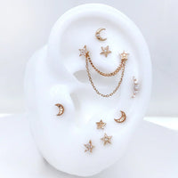 Buddha Jewelry Organics - Stellar - CZ - Threadless End