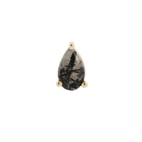 Buddha Jewelry Organics - Tourmalated Quartz Pear - Threadless End