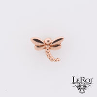 LeRoi - Dragon fly - 14k Threadless End