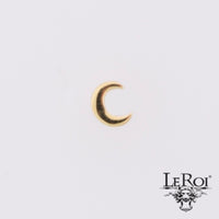 LeRoi - Moon  - 14k Threadless End
