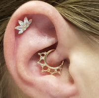 Buddha Jewelry Organics - Valentina Cz Sapphire- Threadless End