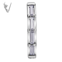 Materials  Surgical Steel 316L  Cubic Zirconia