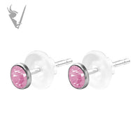 Valkyrie -  Stainless steel ear studs set w/ premium zirconia