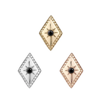 Buddha Jewelry Organics - Etoile - Black Diamond - Threadless End